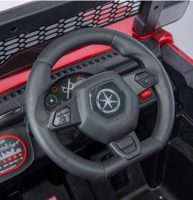 12 V Battery Powered Rechargeable Jeep-Red