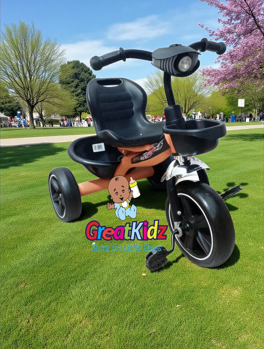 Baby Tricycle ,1- 3 Years, Orange