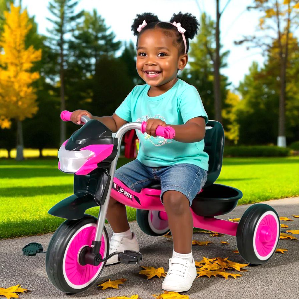 Baby Tricycle Kids Children 1-3 Years -Pink