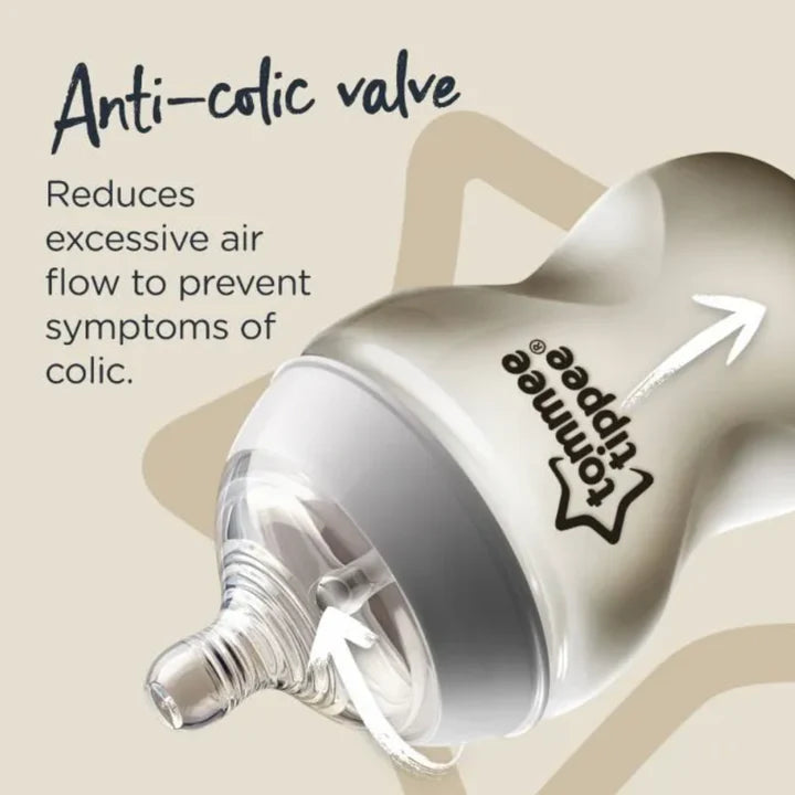 Feeding Bottles:Tommee Tippee Closer to Nature Bottles 260ml Single