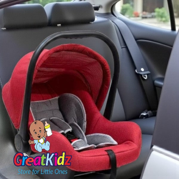 Baby Car Seat + Carry Cot Red Age-Newborn to 12 Months