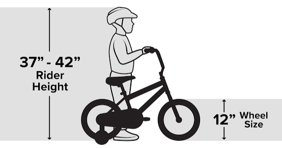 Bicycle 12" TJG Sport 2-4 Years