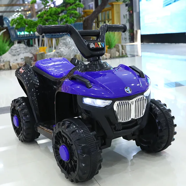 Electric Ride On Kids Quad Bike Battery Operated Blue