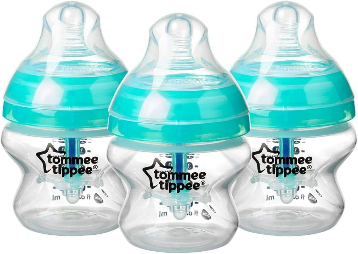 Feeding Bottles: Tommee Tippee 3 Piece Set