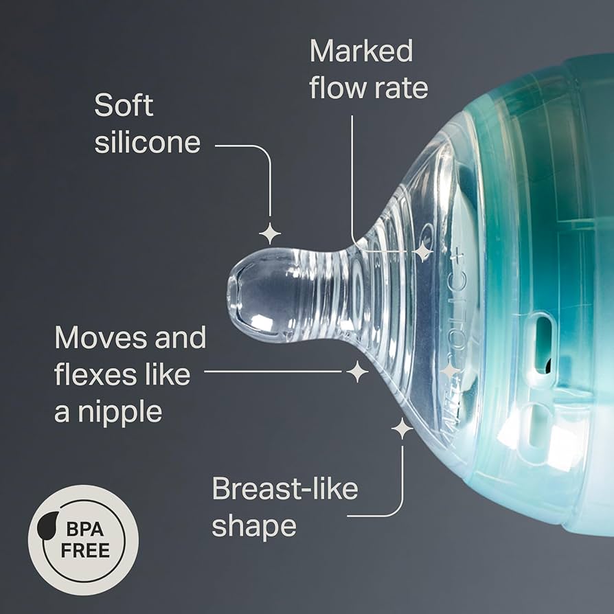 Feeding Bottles: Tommee Tippee 3 Piece Set