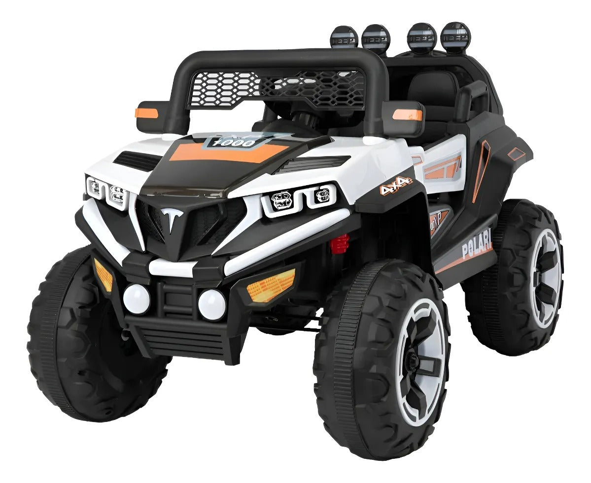 12 V Battery Powered Rechargeable Jeep-White