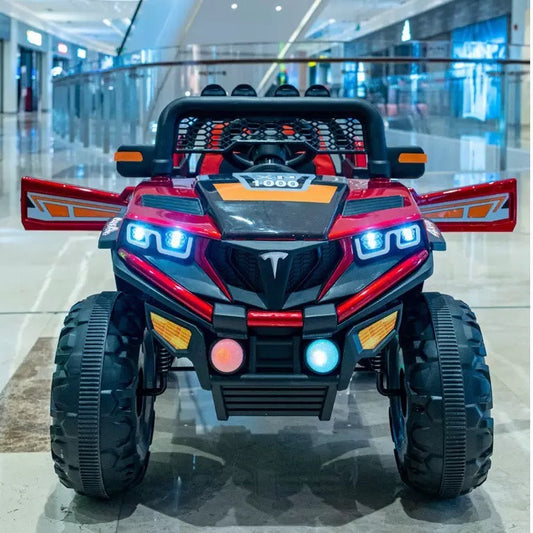 12 V Battery Powered Rechargeable Jeep-Red