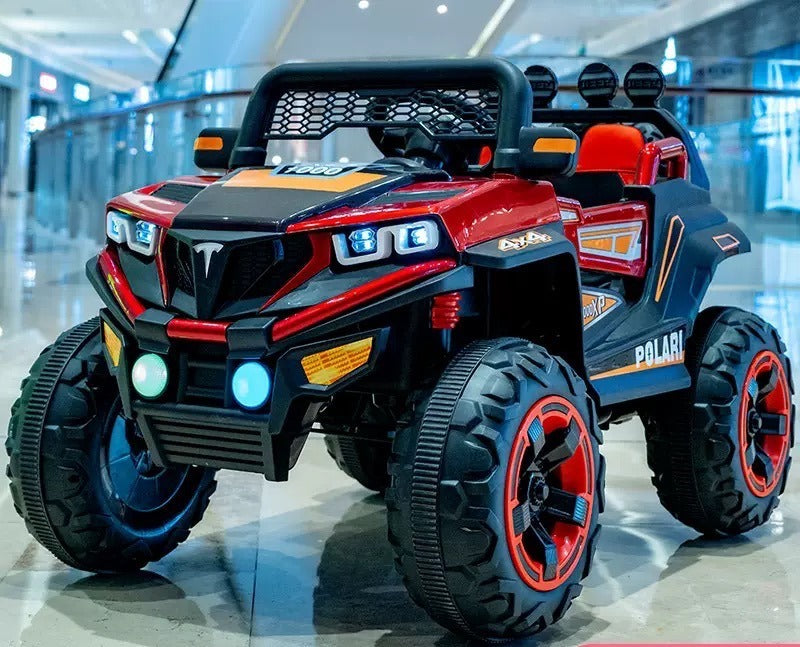 12 V Battery Powered Rechargeable Jeep-Red