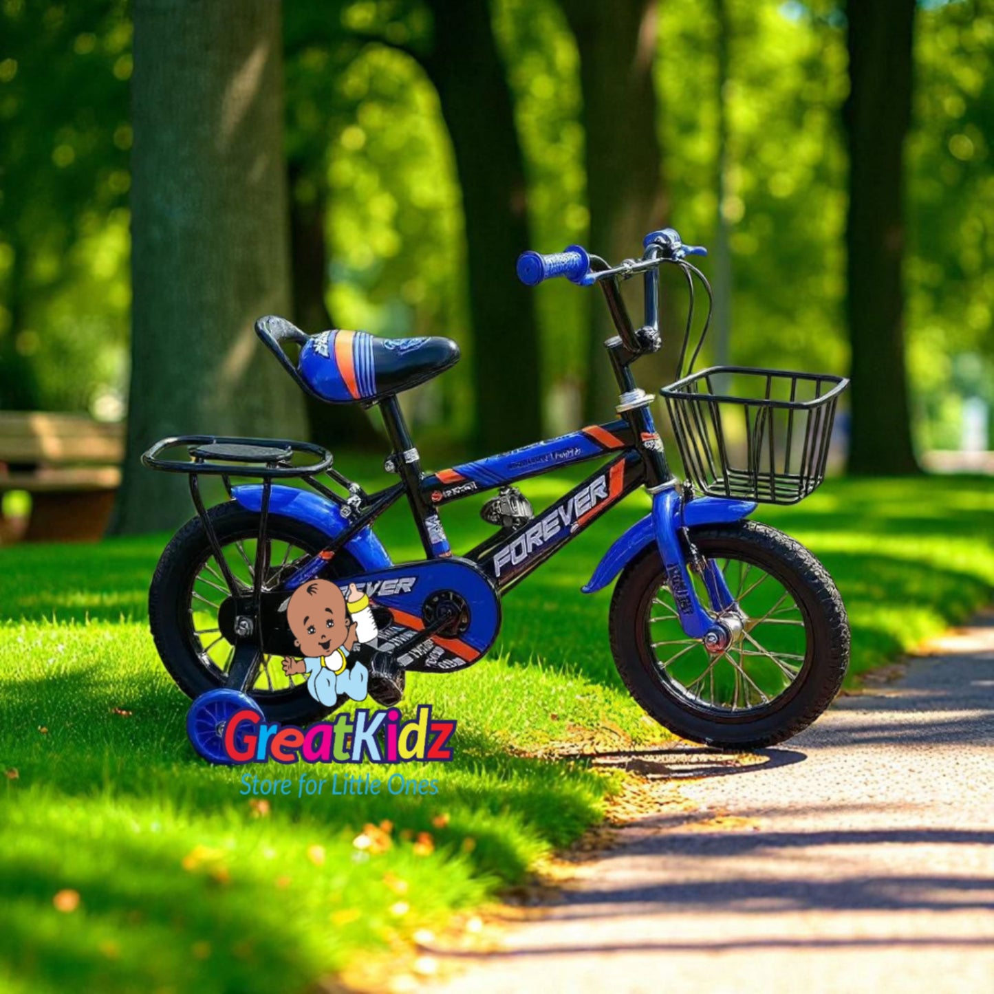 Bicycle 12" Forever 2-4 Years - Blue