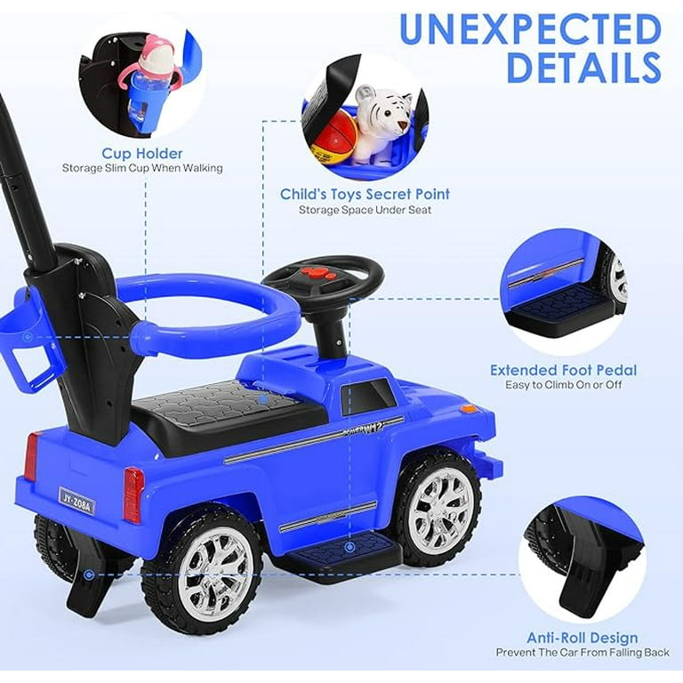 3 in 1 Toddler Push Car
