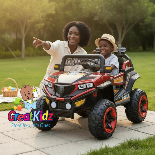 12 V Battery Powered Rechargeable Jeep-Red