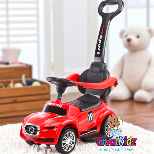 Push Car ANG 19 with Handle-Red